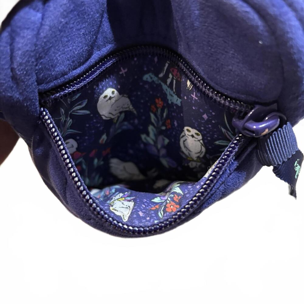 Harry Potter x Vera Bradley Forbidden Forest Owls Purple Quilted Fanny Pack Bag - Picture 4 of 6